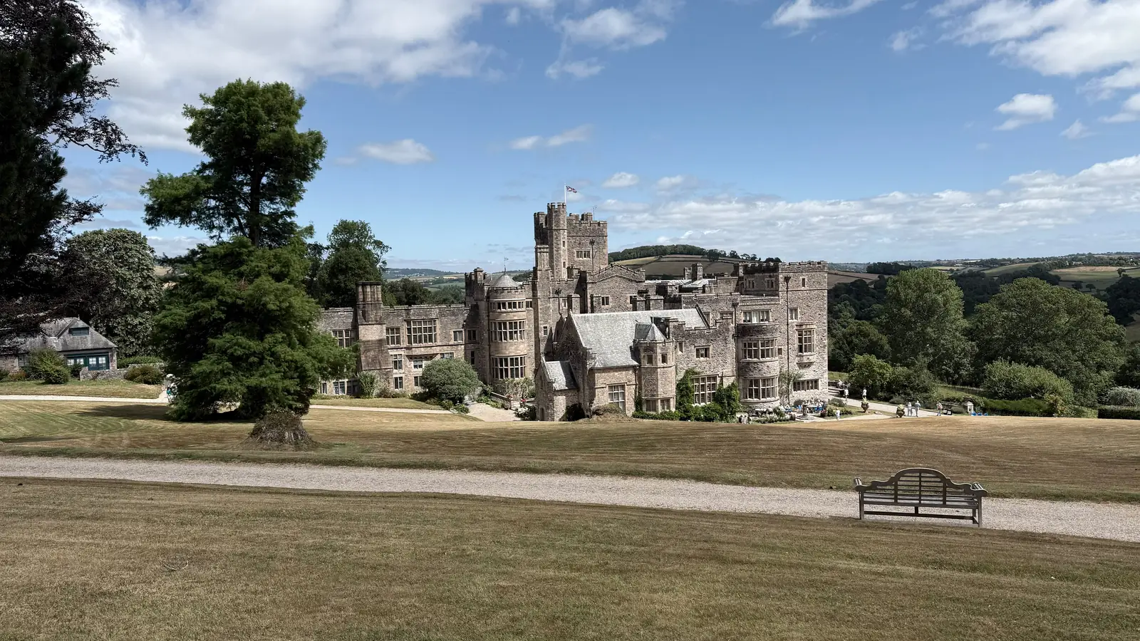 Flete House, a Grade I listed country house at Holbeton, Devon