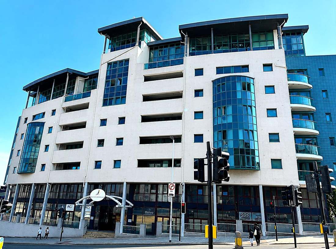Ocean Crescent, a modern residential development managed by Plymouth Block Management